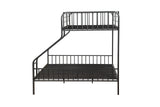Caius - Twin Long Queen Bunk Bed - Gun - Furniture Home Direct