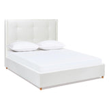 Miramar - Cushion Back Headboard Platform Bed Frame - Furniture Home Direct