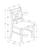 Dining Chair Side, Upholstered For Dining Room, Transitional (Set of 2) - Furniture Home Direct