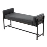 Kari - Farmhouse Luxe Design Bench - Furniture Home Direct