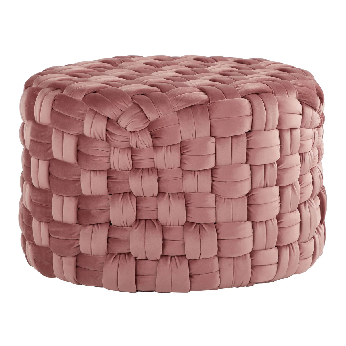 Braided - Versatile Round Ottoman - Furniture Home Direct