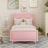 Twin Platform Bed Frame Mattress Foundation With Headboard And Wood Slat Support - Furniture Home Direct