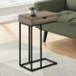 Accent Table, C - Shaped Contemporary & Modern Versatile Design - Furniture Home Direct