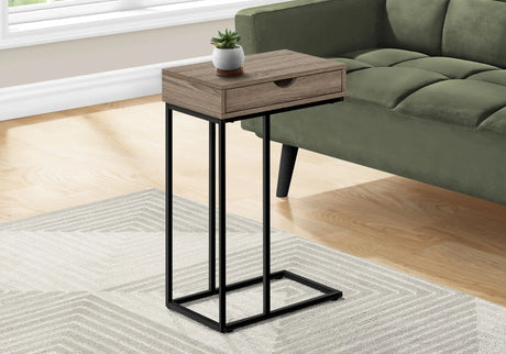 Accent Table, C - Shaped Contemporary & Modern Versatile Design - Furniture Home Direct