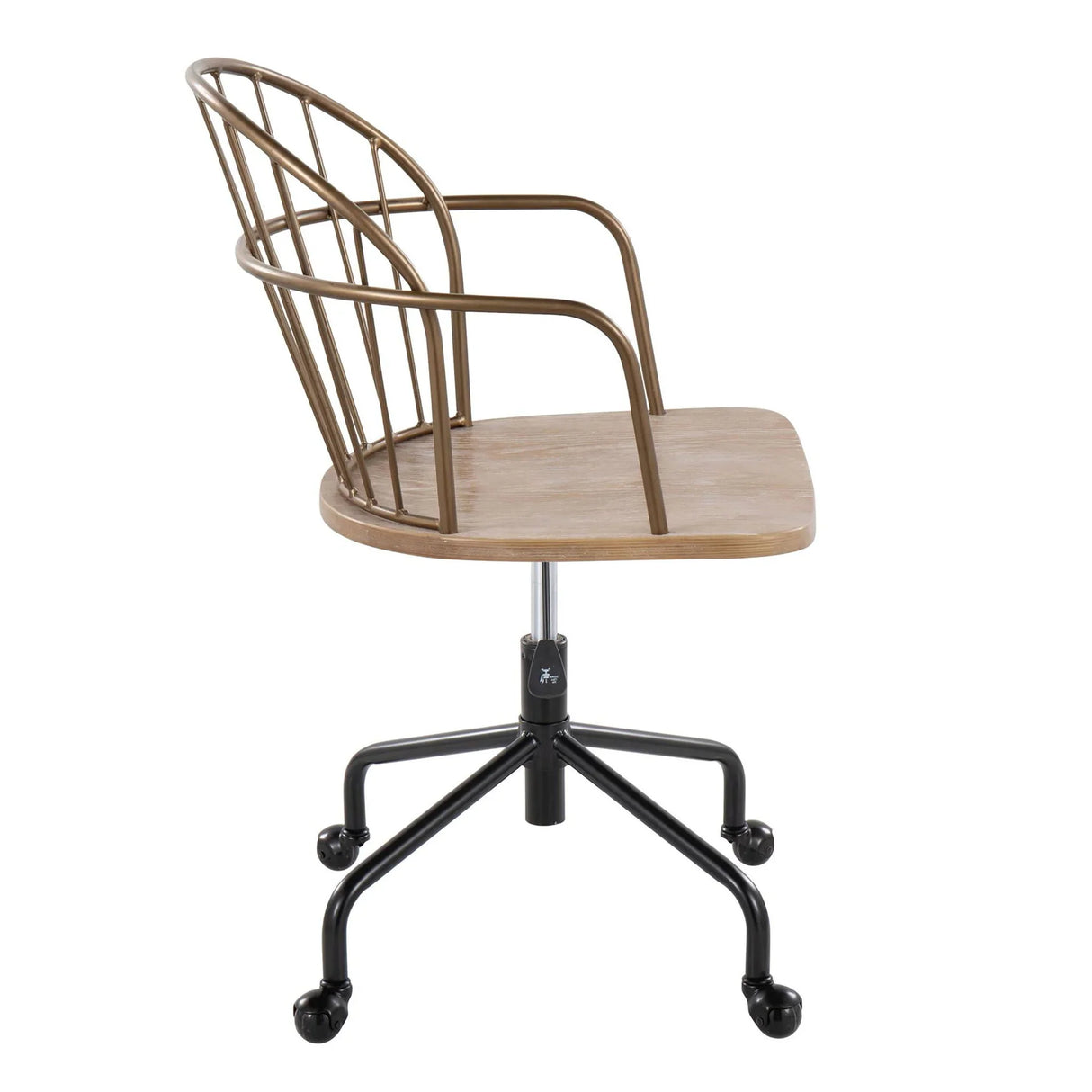 Riley - Farmhouse Adjustable Office Chair - Furniture Home Direct