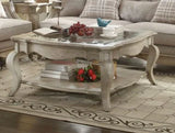 Chelmsford - Clear Glass Coffee Table - Taupe - Furniture Home Direct
