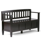 Brooklyn - Handcrafted Entryway Storage Bench - Furniture Home Direct