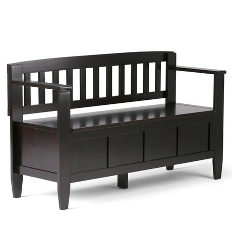 Brooklyn - Handcrafted Entryway Storage Bench - Furniture Home Direct
