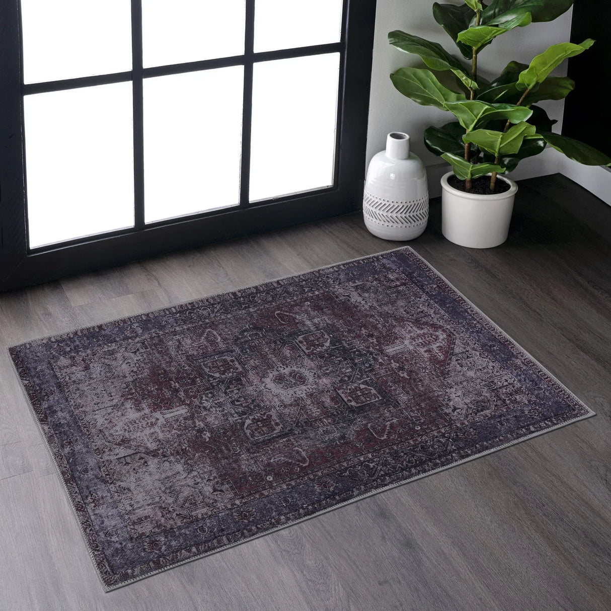 Maval - Unique Washable Area Rug - Furniture Home Direct