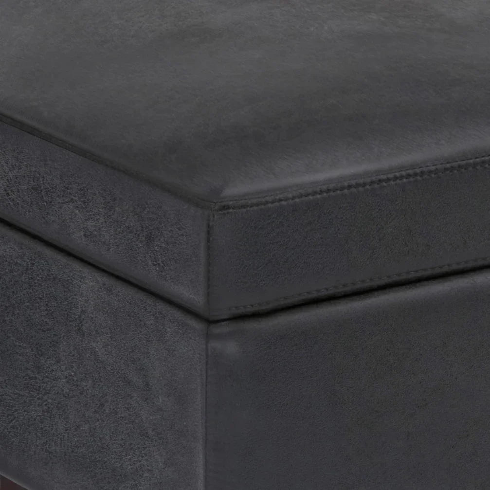 Owen - Upholstered Rectangular Storage Ottoman - Furniture Home Direct