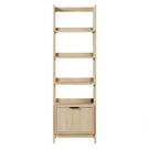 Transitional Narrow Bookshelf With Drawer On Bottom - Furniture Home Direct