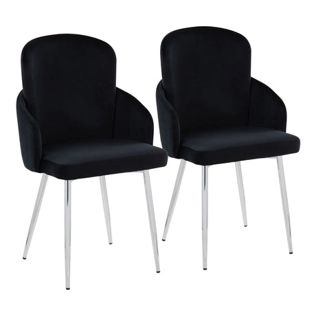 Dahlia - Contemporary, Dining Chair (Set of 2) - Furniture Home Direct