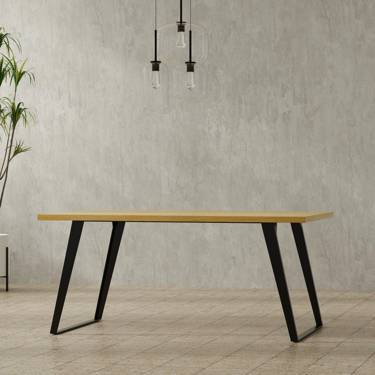Lowry - Handcrafted Square Dining Table - Furniture Home Direct