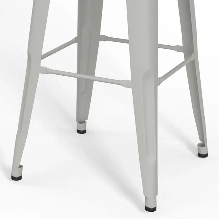Fletcher - Handcrafted Metal Stool (Set of 2) - Furniture Home Direct