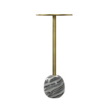 Melene - End Table - Gray / Gold - Furniture Home Direct