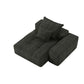 Modern Oversized Modular Sectional Sofa, Sparkling Chenille Fabric Soft Cushion Sofa With 2 Pillows - Furniture Home Direct