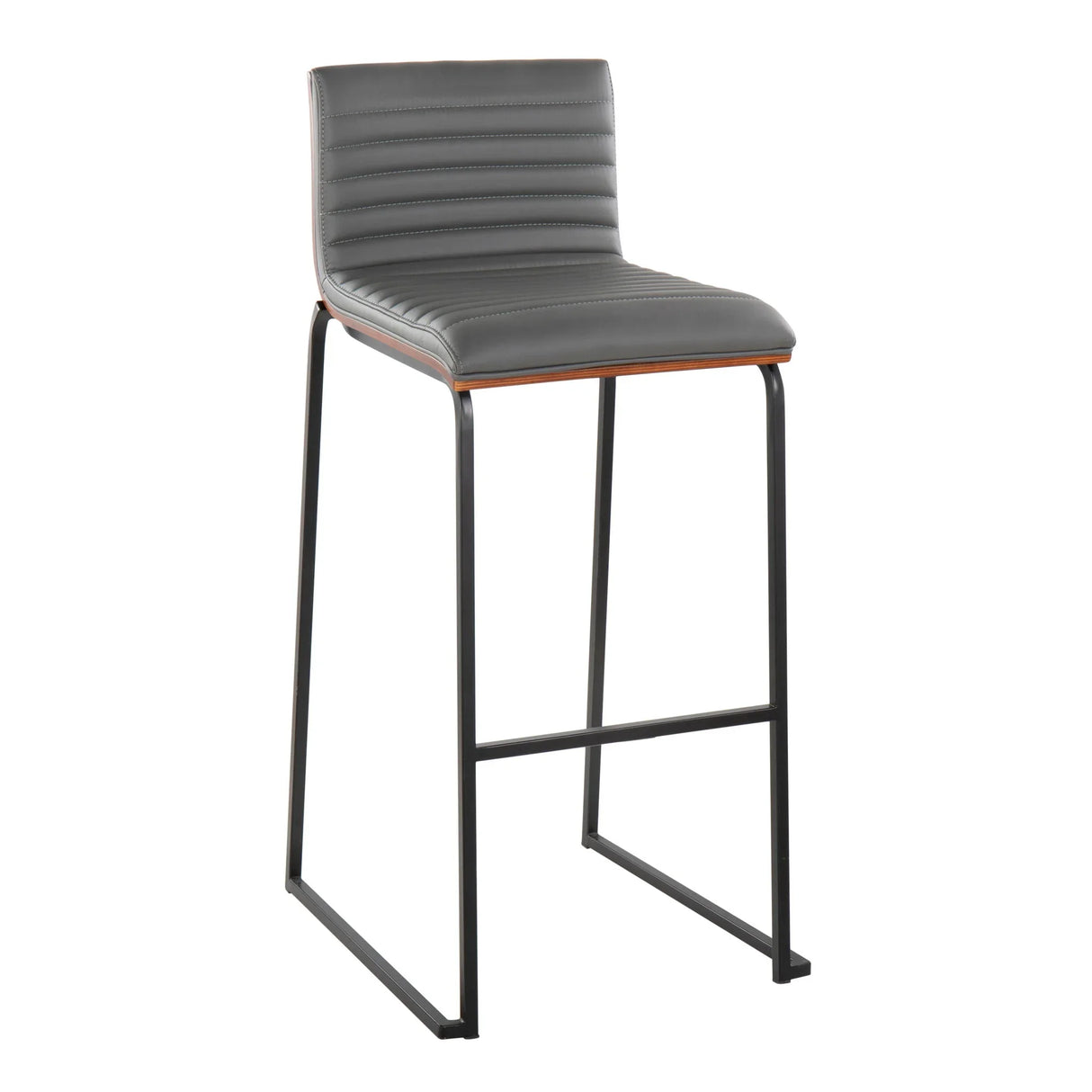 Mason Mara - Contemporary, Fixed Height Barstool (Set of 2) - Furniture Home Direct