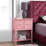 Vibrant Contemporary Nightstand - Furniture Home Direct