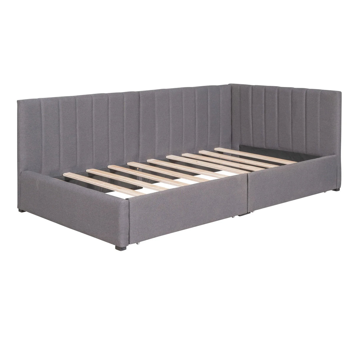 Upholstered Daybed, Sofa Bed Frame, No Box Spring Needed - Furniture Home Direct
