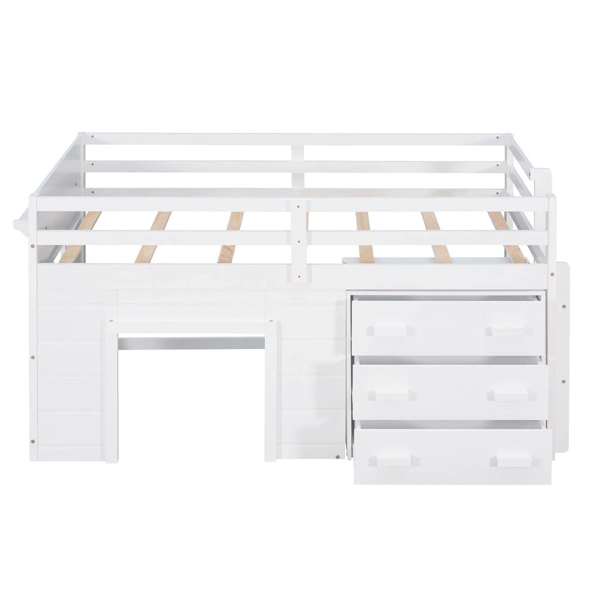 Loft Bed With Cabinet And Shelf - Furniture Home Direct