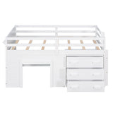 Loft Bed With Cabinet And Shelf - Furniture Home Direct