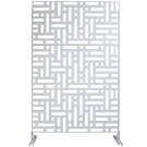 Decorative Freestanding Metal Privacy Screen For Indoor & Outdoor Use - Furniture Home Direct