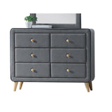Valda - Dresser - Light Gray - Furniture Home Direct