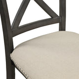 Dining Set Marble Table With Upholstered Chairs Gray - Furniture Home Direct
