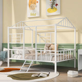 House Bed Frame With Slatted Support, No Box Spring Needed - Furniture Home Direct