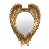 Wing Accent Mirror, Wall Mirror For Living Room - Gold - Furniture Home Direct