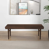 Mia - Mid-Century Modern Bench - Dark Brown - Furniture Home Direct