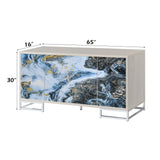 Liam - Marble Paint Console Cabinet - Multi - Furniture Home Direct