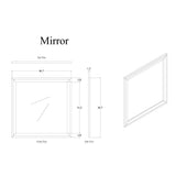 Rover - Mirror - Gray - Furniture Home Direct