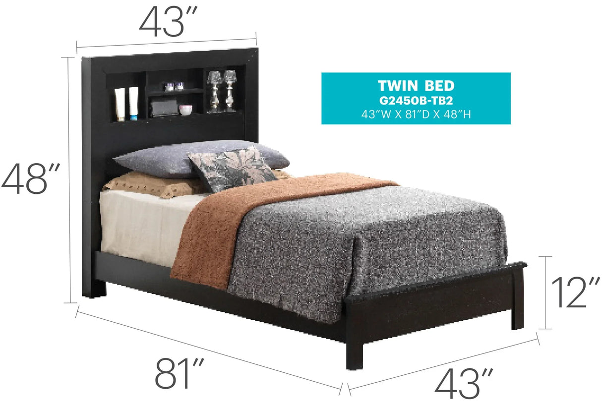 Bed With Transitional Design Stylish - Furniture Home Direct
