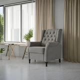 Brand New Recliner Sofa Cozy Soft Living Room Sofa Chair - Light Gray - Furniture Home Direct