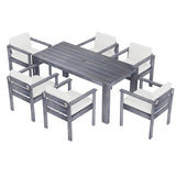 7 Piece Patio Dining Table Set - Furniture Home Direct