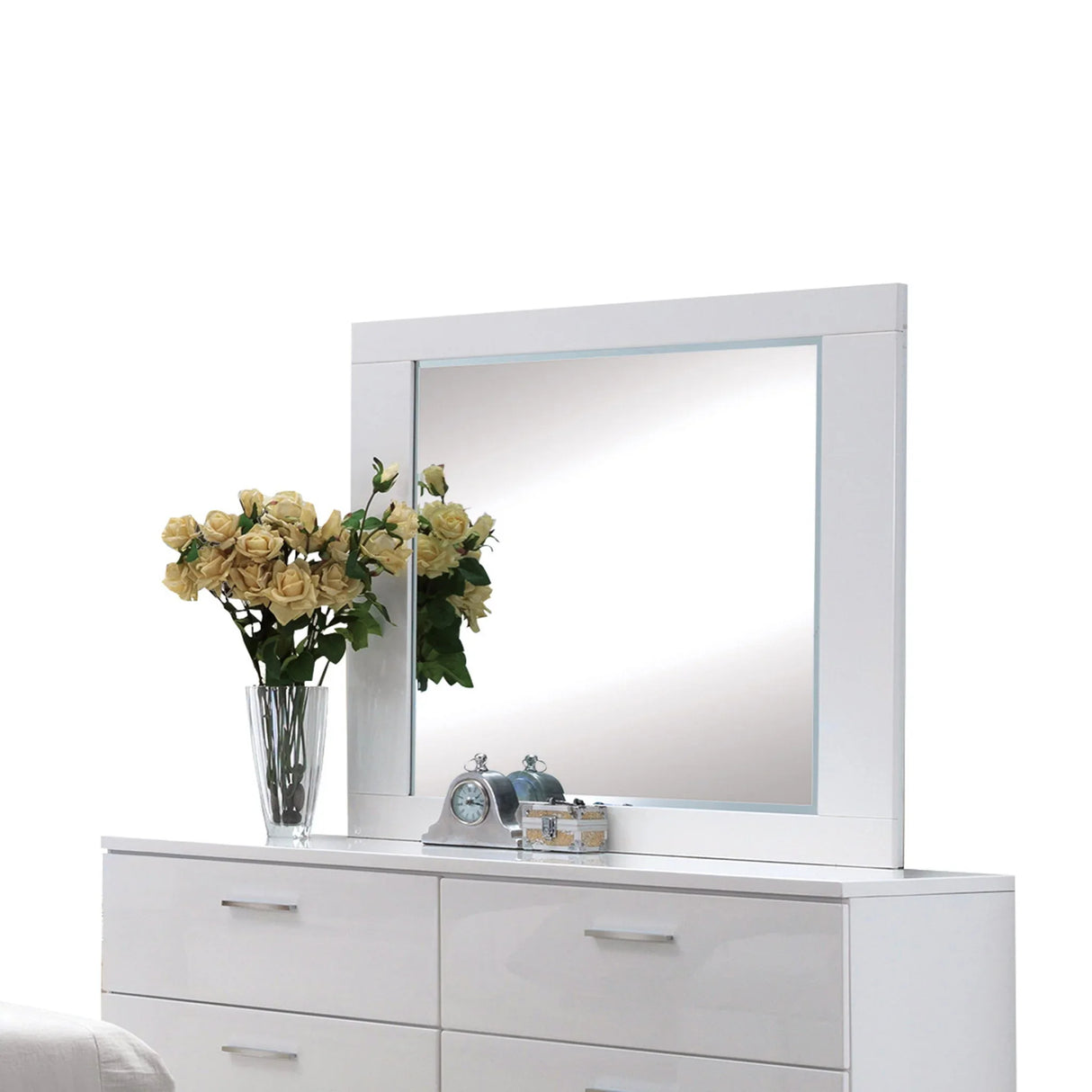 Lorimar - Mirror - White - Furniture Home Direct