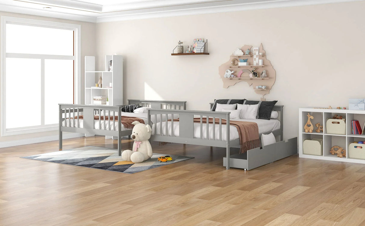 Bunk Bed With Ladder For Bedroom, Guest Room Furniture - Furniture Home Direct