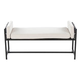 Kari - Farmhouse Luxe Design Bench - Furniture Home Direct