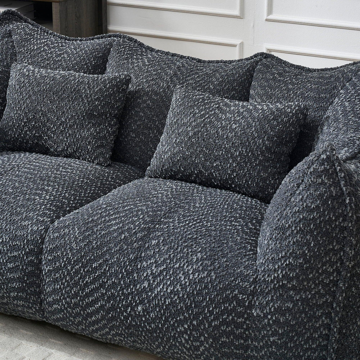 Comfortable Dual Beanbag Chair With High Resilience Foam Core For 2 People - Furniture Home Direct