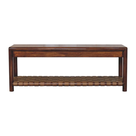 Regency - Woven Bench - Brown - Furniture Home Direct