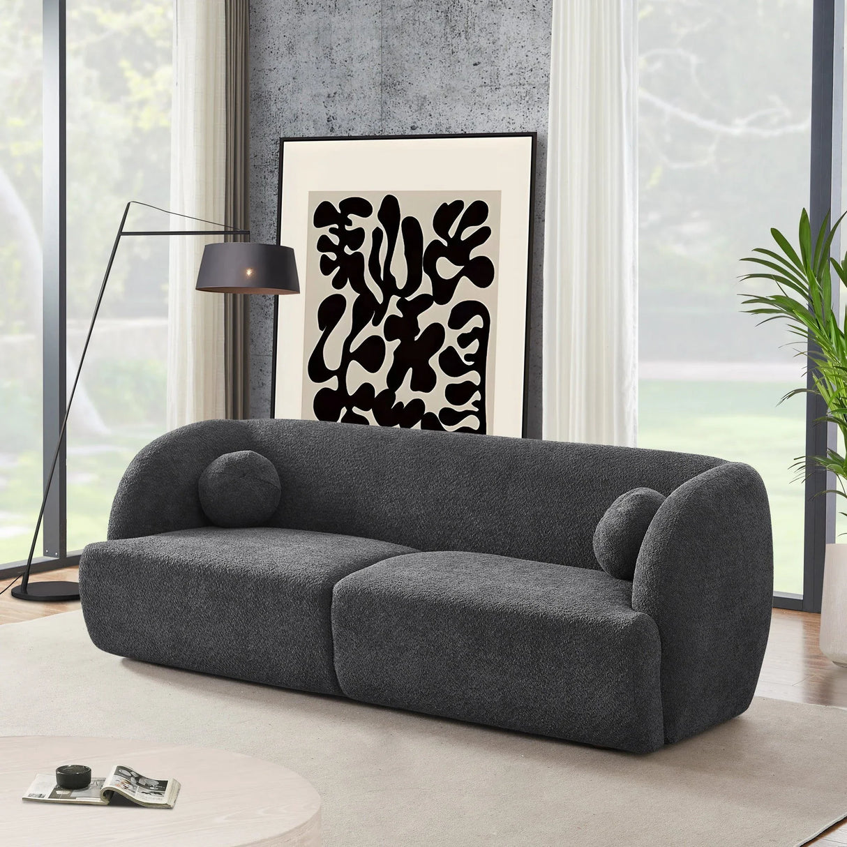 Anna - French Boucle Sofa - Furniture Home Direct
