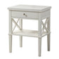 Madison - Nightstand With Open Shelf And Drawer And Decorative Side Panels - Furniture Home Direct