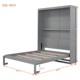 Murphy Wall Bed With Shelves, Space Saving - Furniture Home Direct