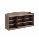 Entryway Shoe Storage Bench, Nine Storage Shelves, Entryway Organizer - Furniture Home Direct