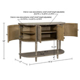 Bedford - Accent Cabinet With Lower Shelf - Natural - Furniture Home Direct