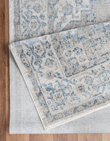 Noble - 5'3" X 7'3" Area Rug - Ivory, Polyester - Furniture Home Direct