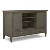 Warm Shaker - TV Media Stand Handcrafted - Furniture Home Direct