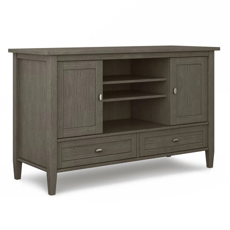 Warm Shaker - TV Media Stand Handcrafted - Furniture Home Direct