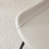 Dining Chairs Faux Leather Set Of 6 Modern Light Gray - Furniture Home Direct